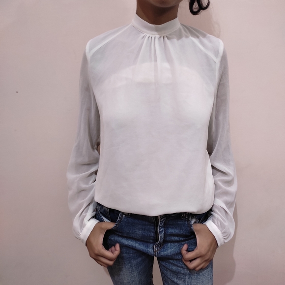 zara Backless white top - Picture 3 of 6